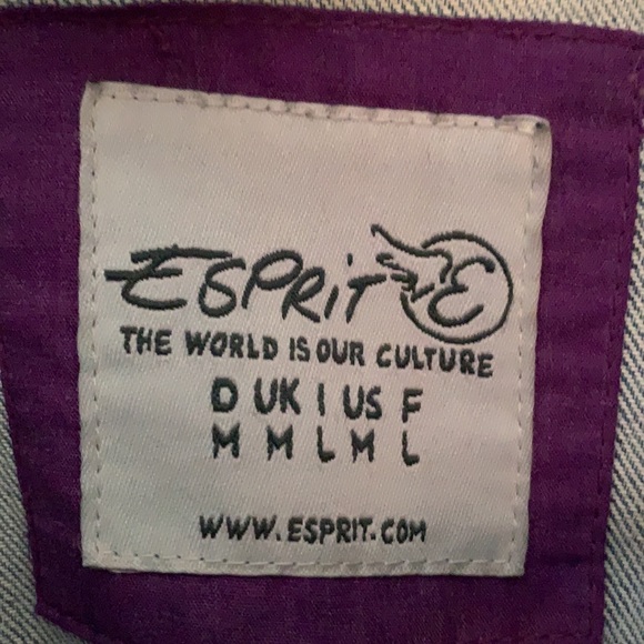 Esprit Light Blue Jean Jacket - Picture 3 of 4